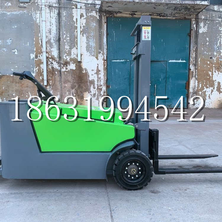睢县小型电动叉车1吨2吨步行站驾式电瓶堆高充电装卸车液压升降车铲车